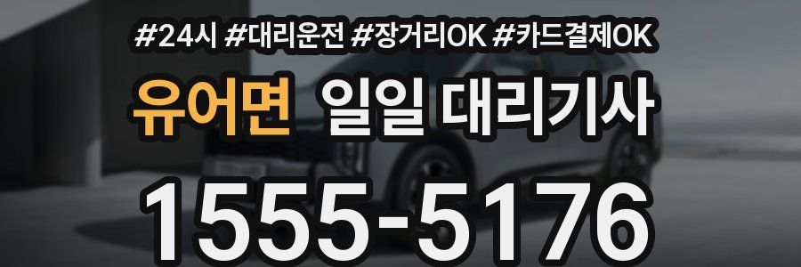 유어면 일일 대리기사