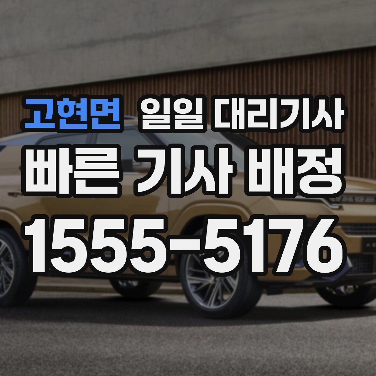고현면 일일 대리기사