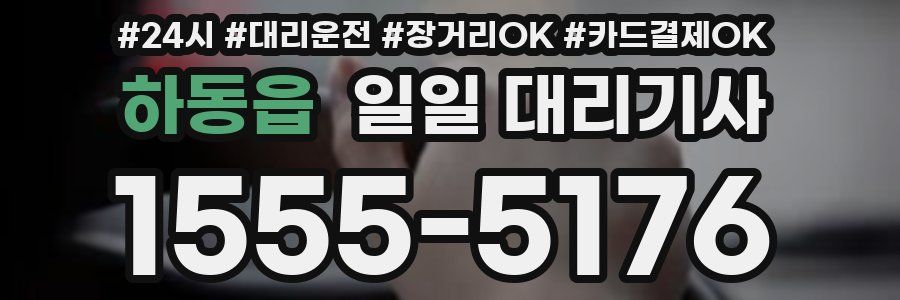 하동읍 일일 대리기사