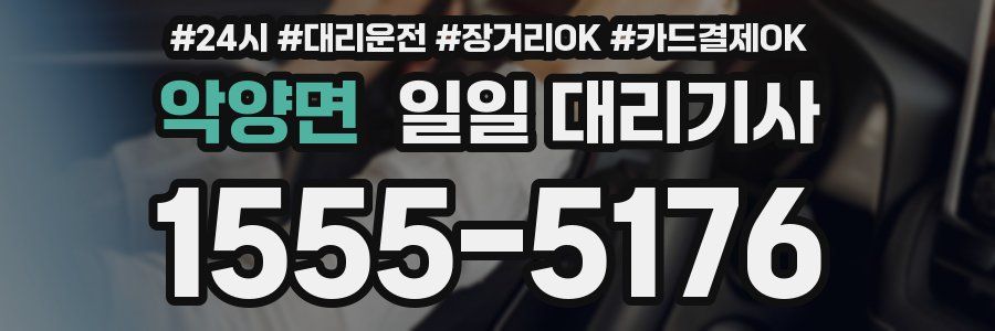 악양면 일일 대리기사