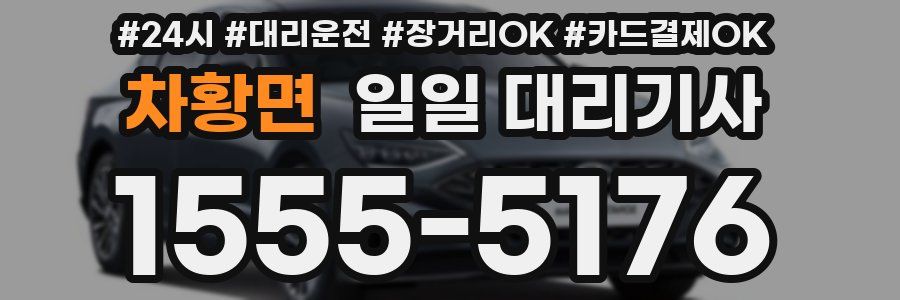 차황면 일일 대리기사