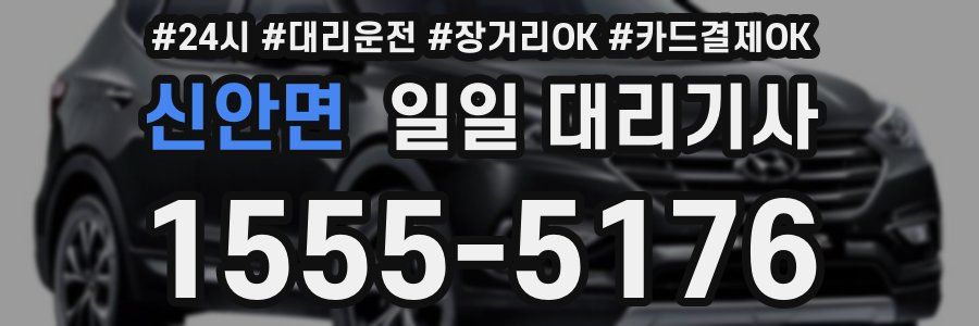 신안면 일일 대리기사