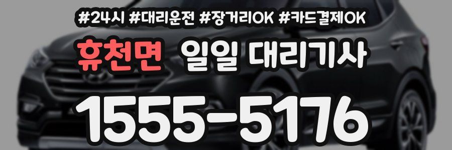 휴천면 일일 대리기사