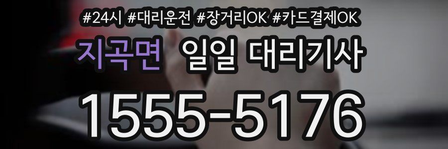 지곡면 일일 대리기사