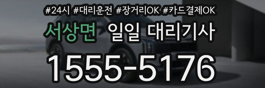 서상면 일일 대리기사