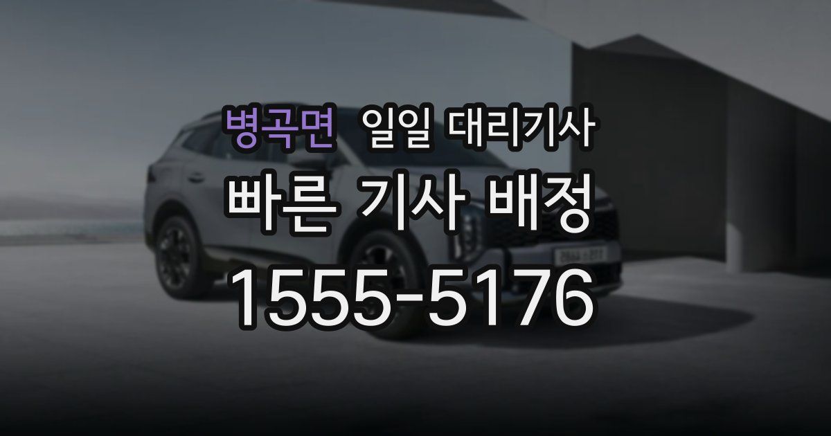 병곡면 일일 대리기사