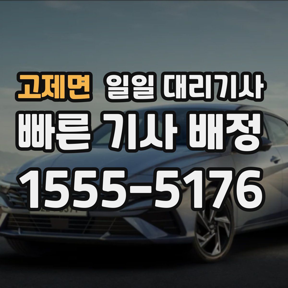 고제면 일일 대리기사