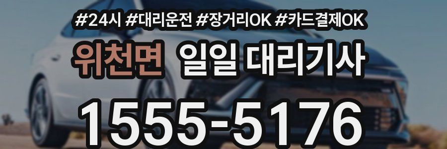 위천면 일일 대리기사