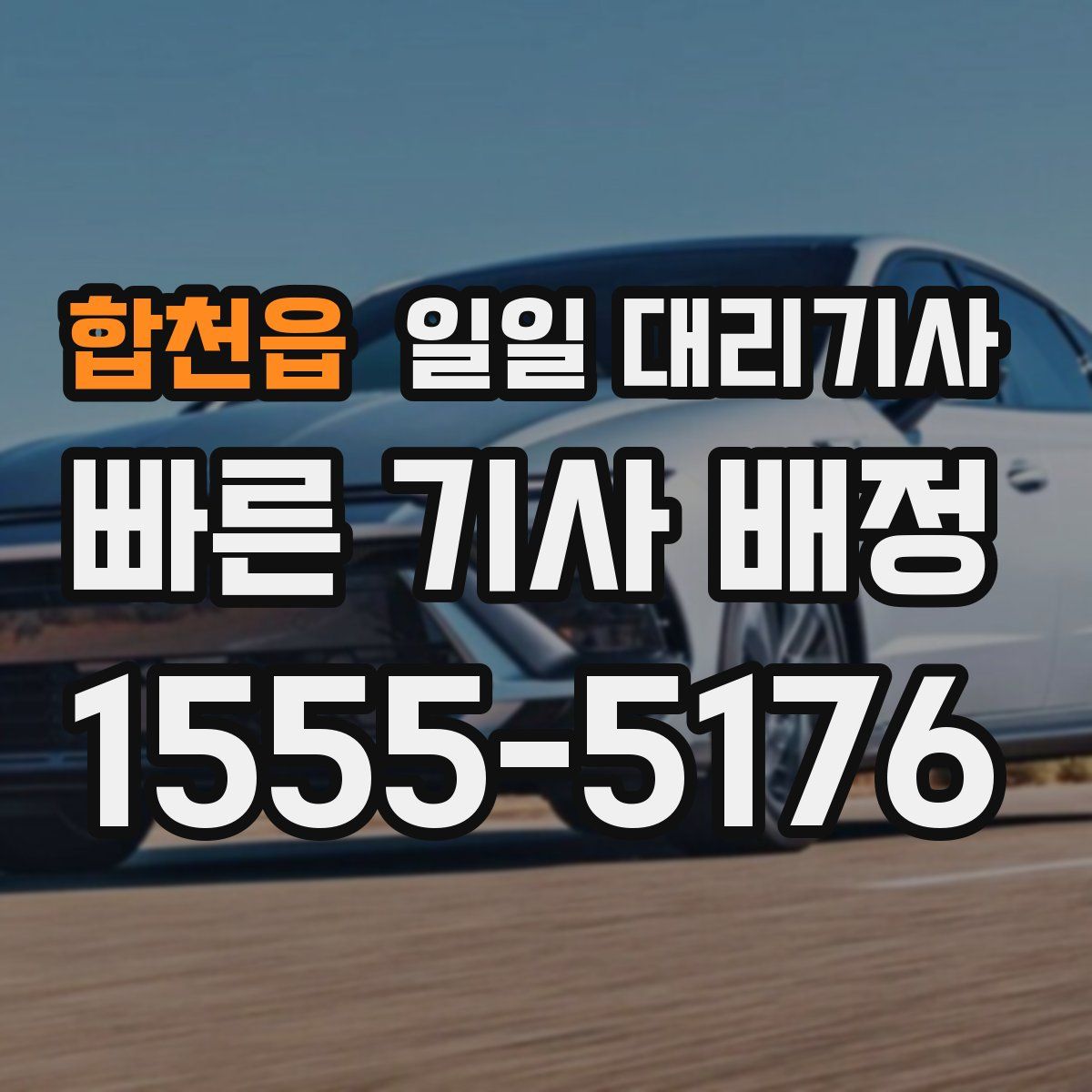 합천읍 일일 대리기사