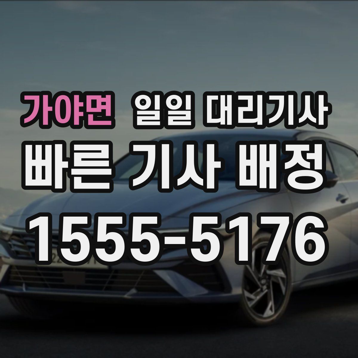 가야면 일일 대리기사