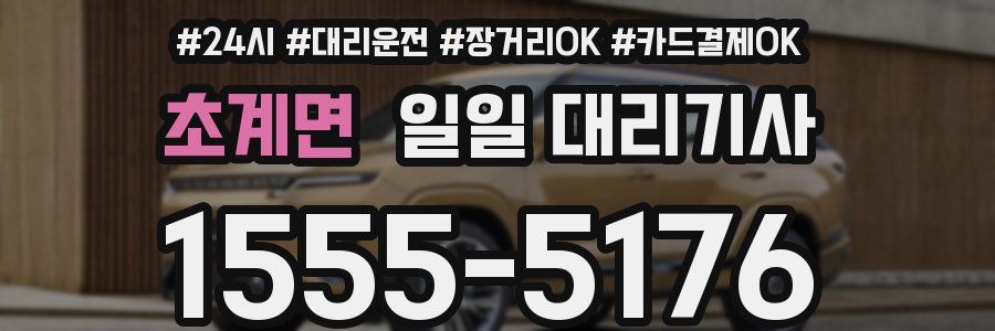 초계면 일일 대리기사