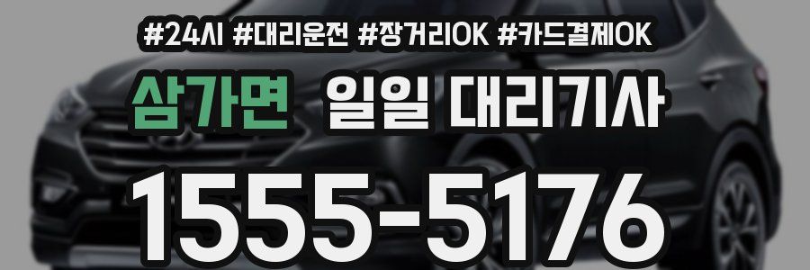 삼가면 일일 대리기사