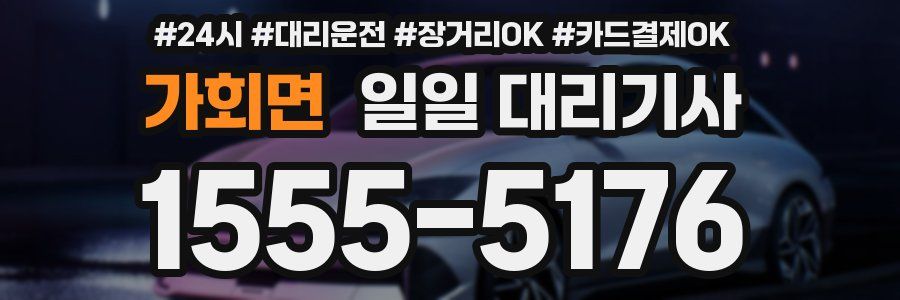 가회면 일일 대리기사