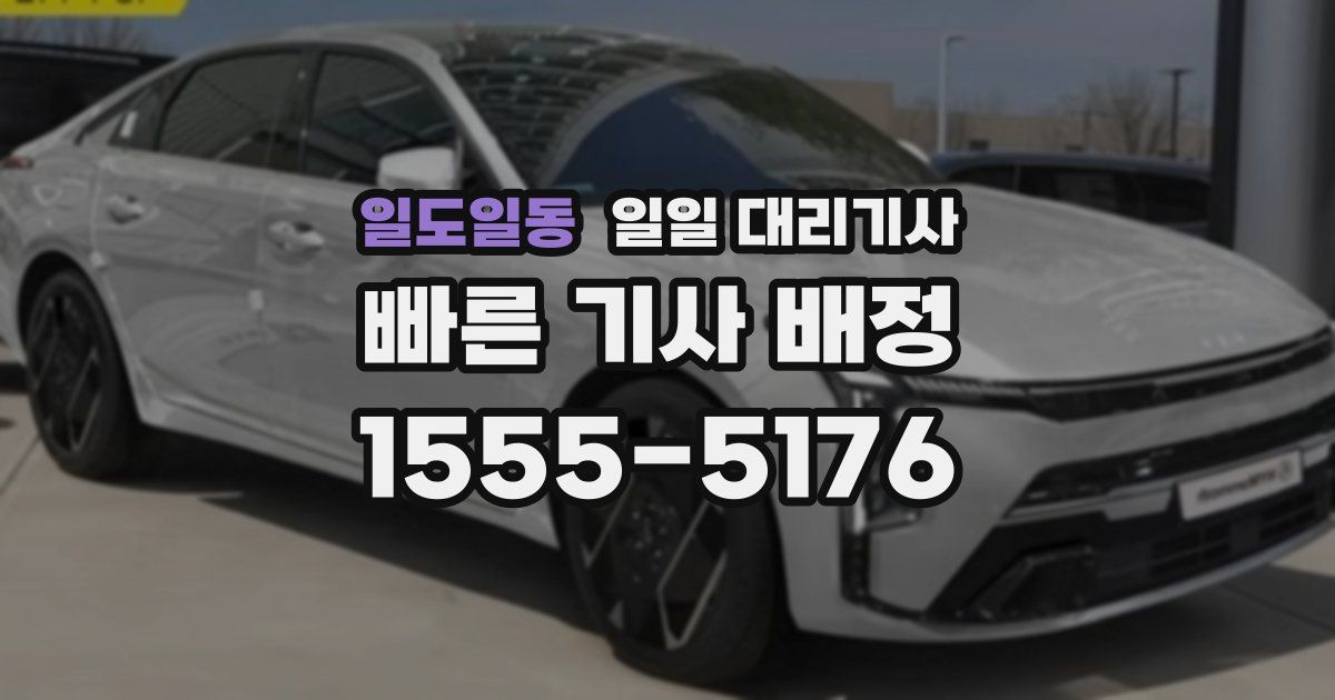 일도일동 일일 대리기사