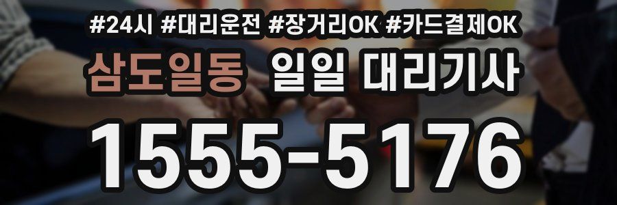 삼도일동 일일 대리기사