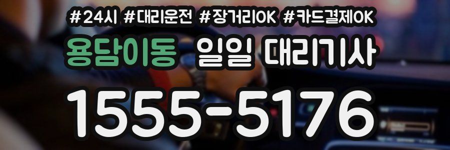 용담이동 일일 대리기사