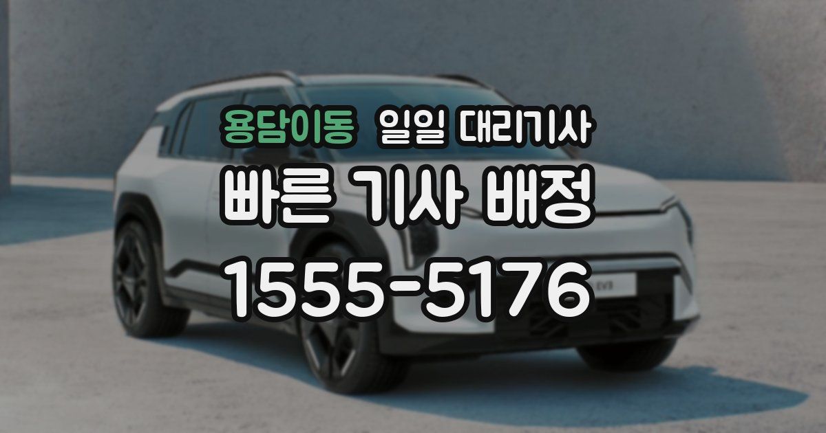 용담이동 일일 대리기사