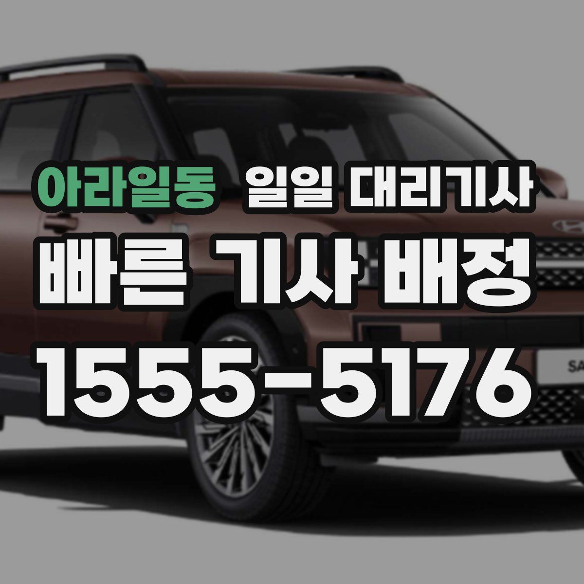 아라일동 일일 대리기사