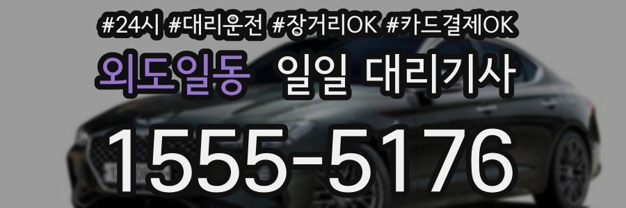 외도일동 일일 대리기사