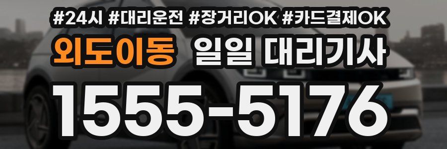 외도이동 일일 대리기사