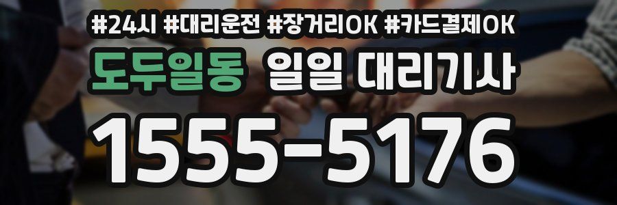 도두일동 일일 대리기사