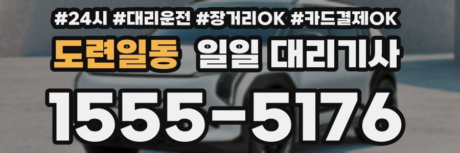 도련일동 일일 대리기사