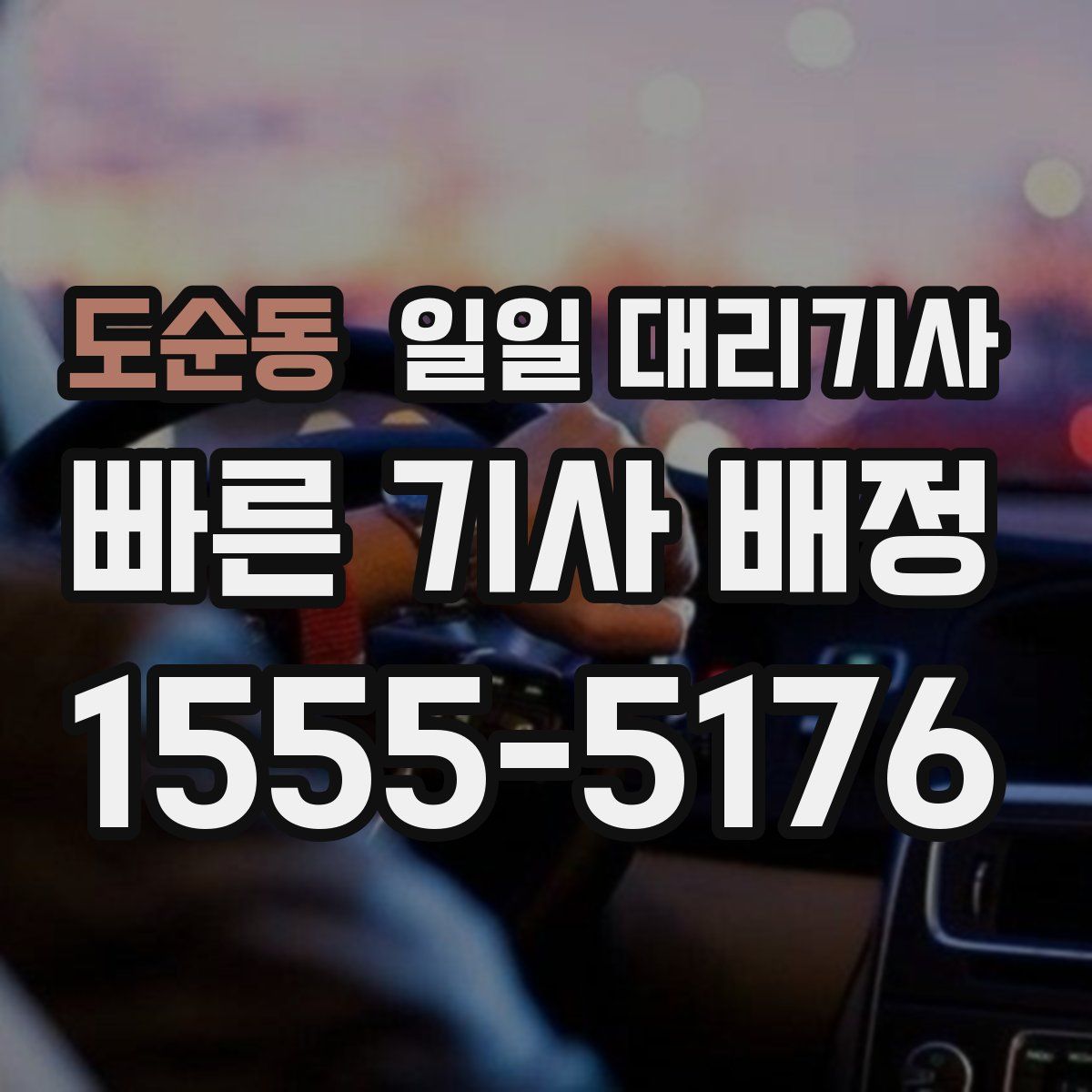 도순동 일일 대리기사