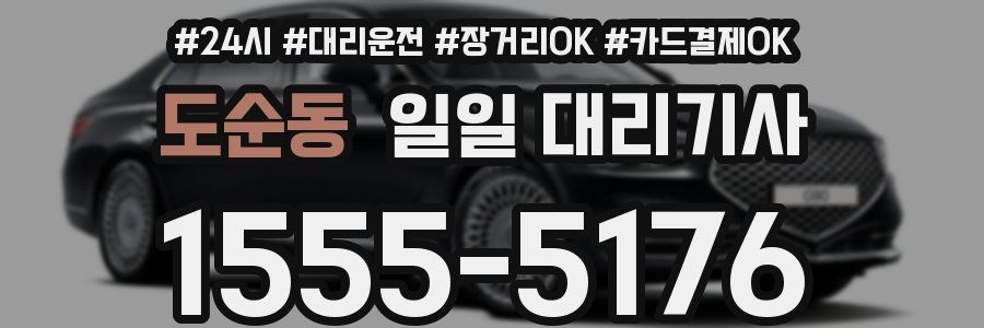 도순동 일일 대리기사