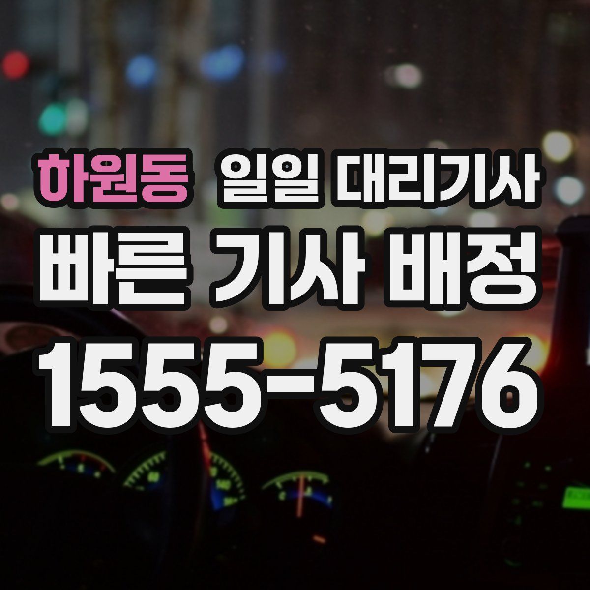 하원동 일일 대리기사