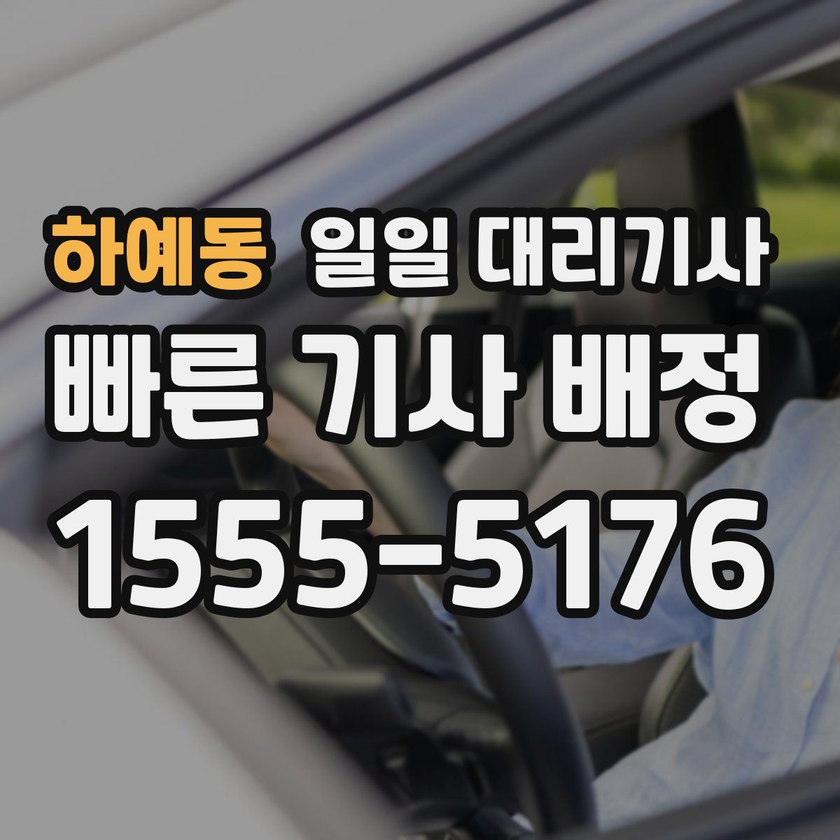 하예동 일일 대리기사