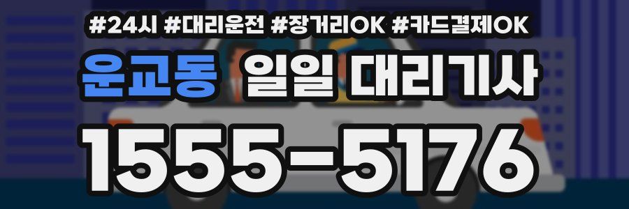 운교동 일일 대리기사