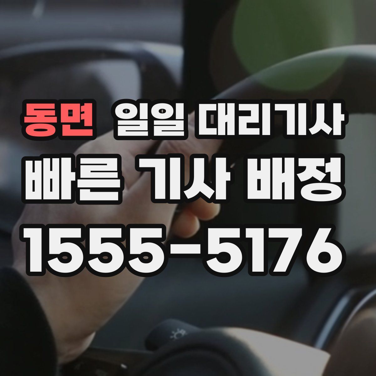 동면 일일 대리기사