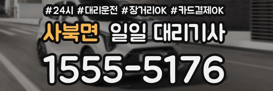 사북면 일일 대리기사