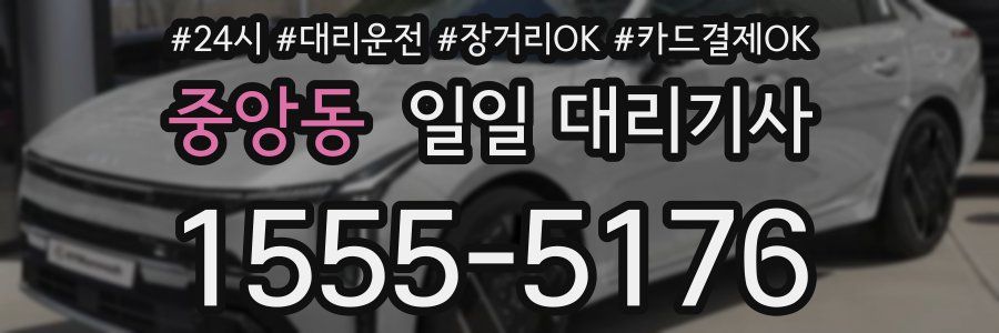 중앙동 일일 대리기사