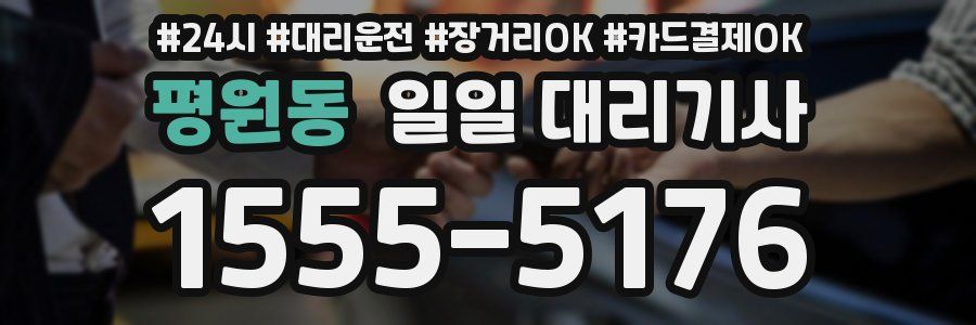 평원동 일일 대리기사