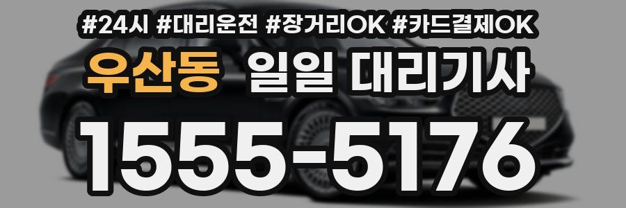 우산동 일일 대리기사
