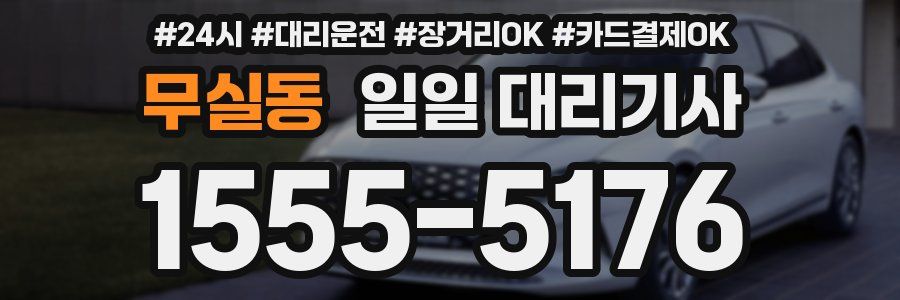 무실동 일일 대리기사