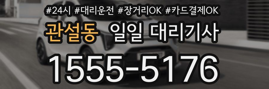 관설동 일일 대리기사