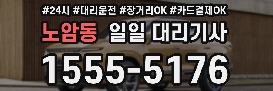 노암동 일일 대리기사