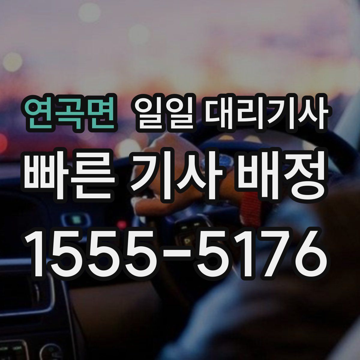 연곡면 일일 대리기사