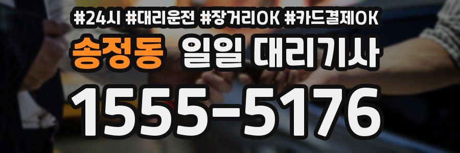 송정동 일일 대리기사