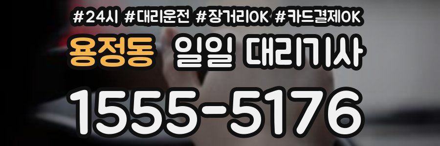 용정동 일일 대리기사