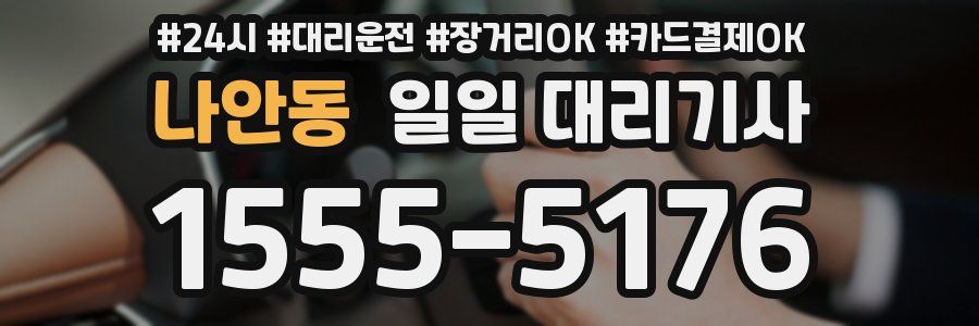 나안동 일일 대리기사