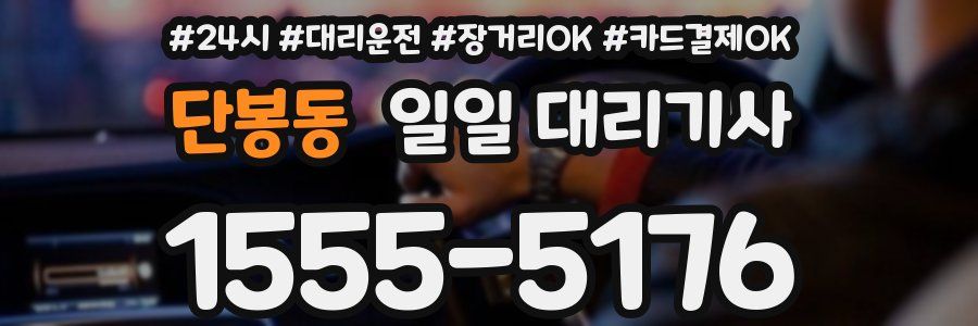 단봉동 일일 대리기사