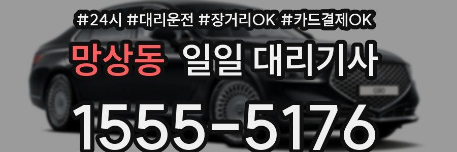 망상동 일일 대리기사