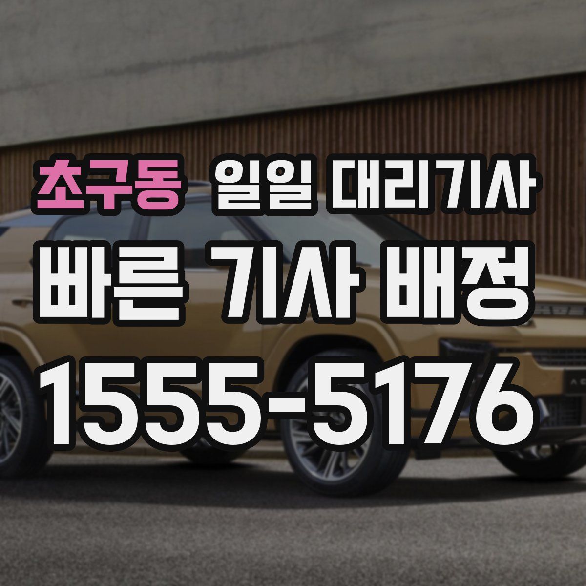 초구동 일일 대리기사