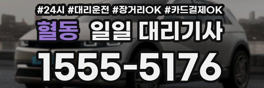 혈동 일일 대리기사