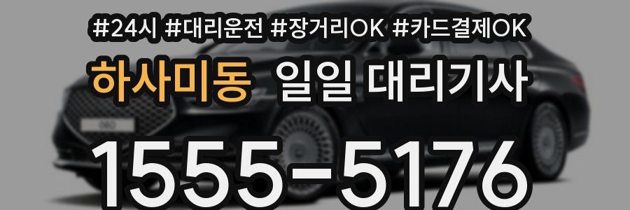 하사미동 일일 대리기사