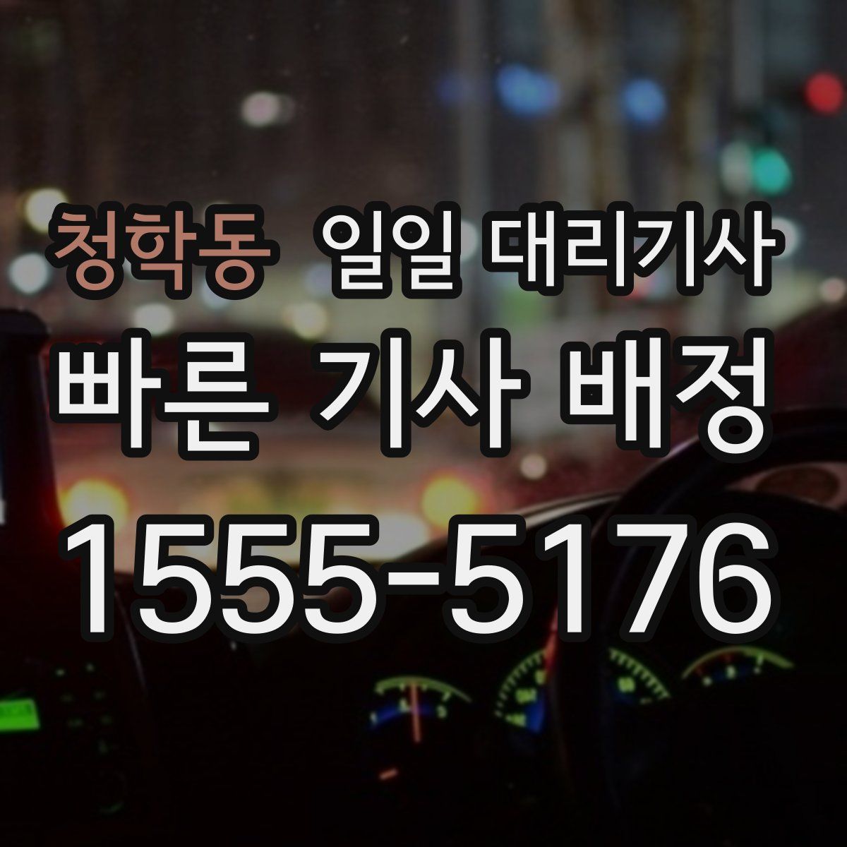 청학동 일일 대리기사