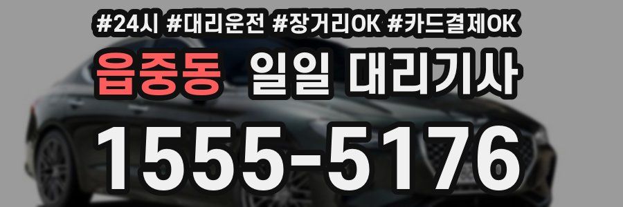읍중동 일일 대리기사
